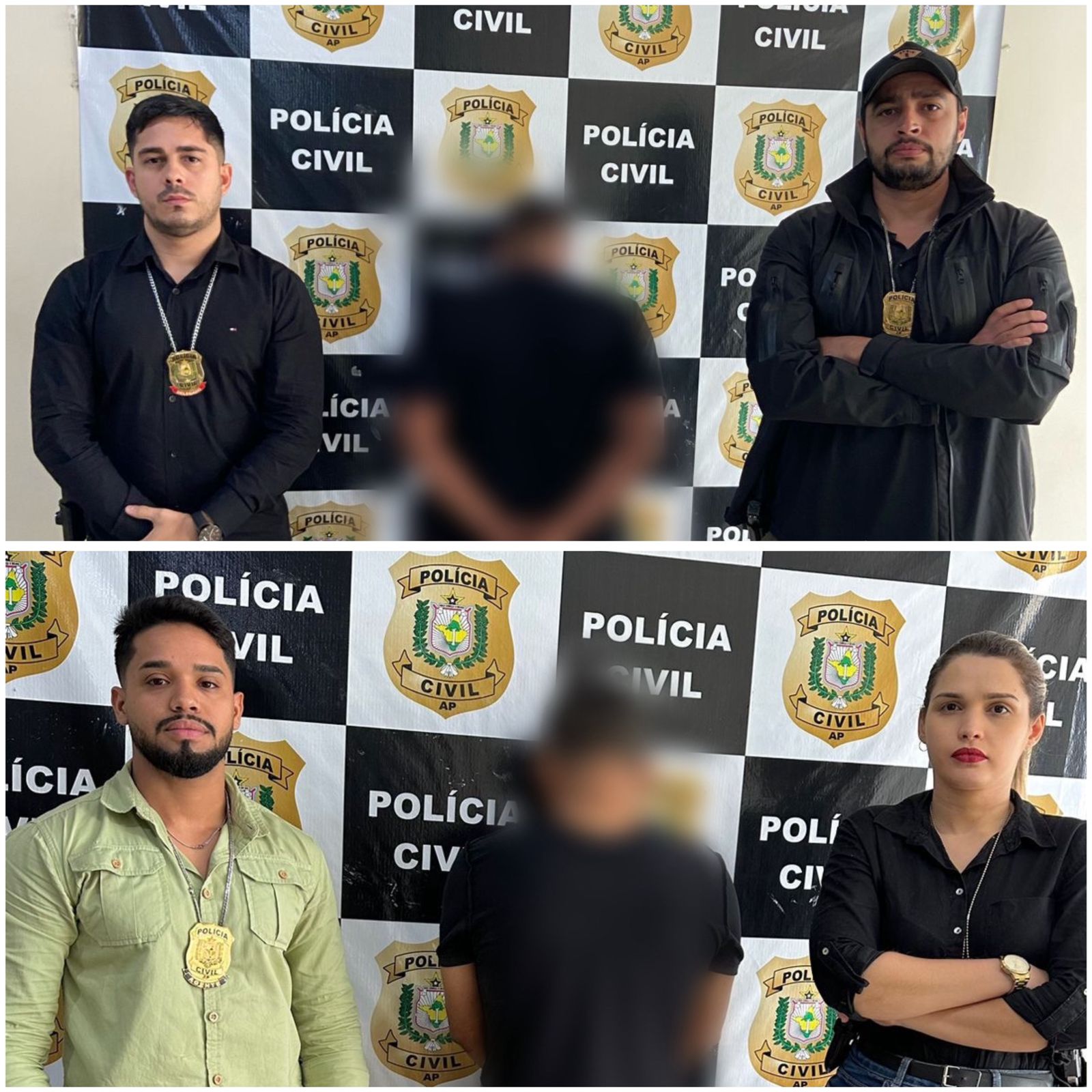 EM MACAPÁ, POLÍCIA CIVIL PRENDE DOIS INDIVÍDUOS PELA PRÁTICA DO CRIME DE DESCUMPRIMENTO DE MEDIDA PROTETIVA DE URGÊNCIA